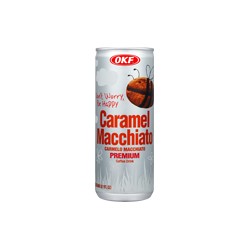 OKF Caramel Macchiato, ledová káva 235ml plech